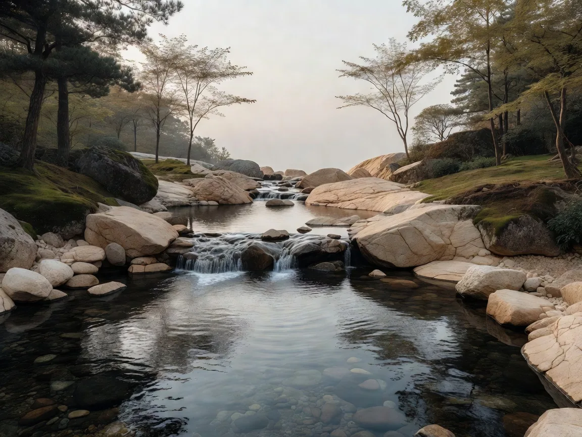 山岳渓流
